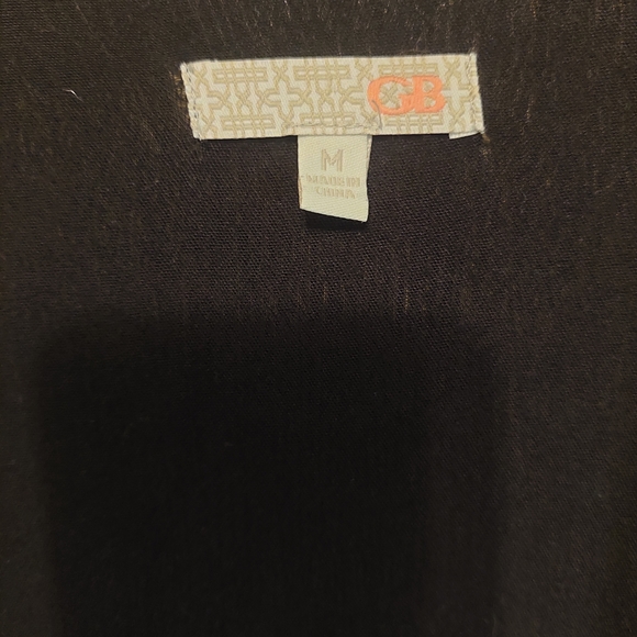 Gianni Bini Black Floral Embroidered Swim Coverup Embroidered Kimono Layer Hot - Picture 4 of 5